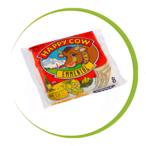 Happy Cow Slices 150g Emmental